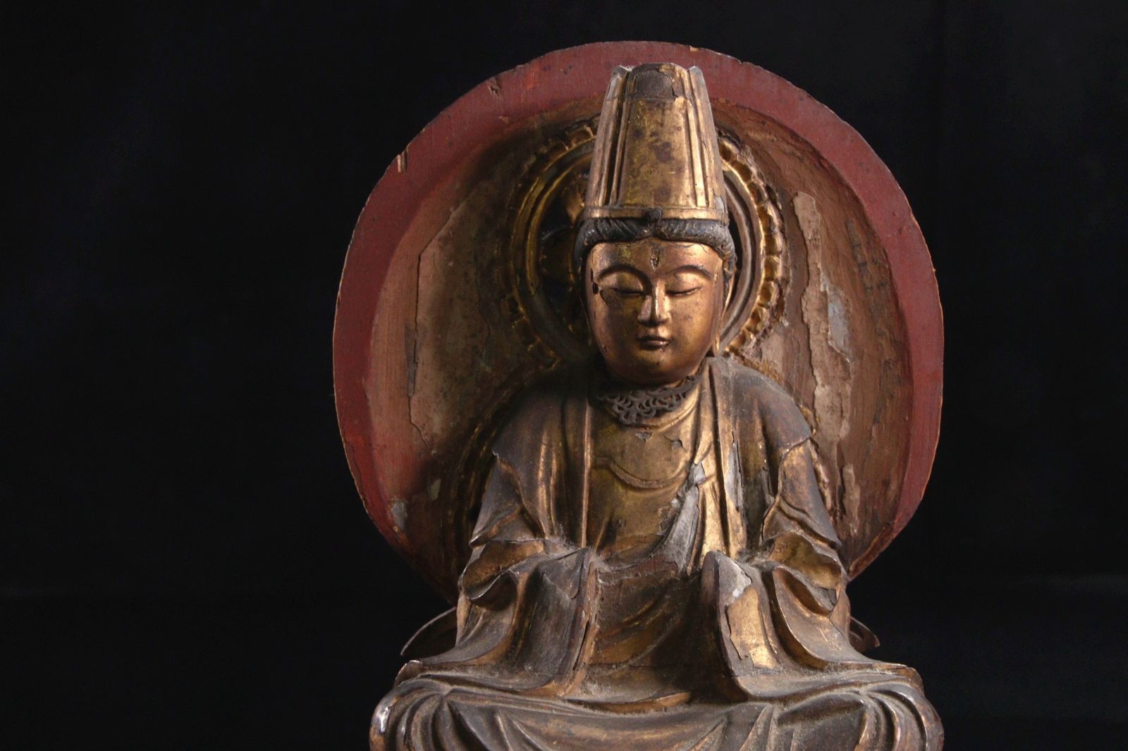 仏像 玉眼 木彫 江戸時代 骨董品 古美術 【公式通販】