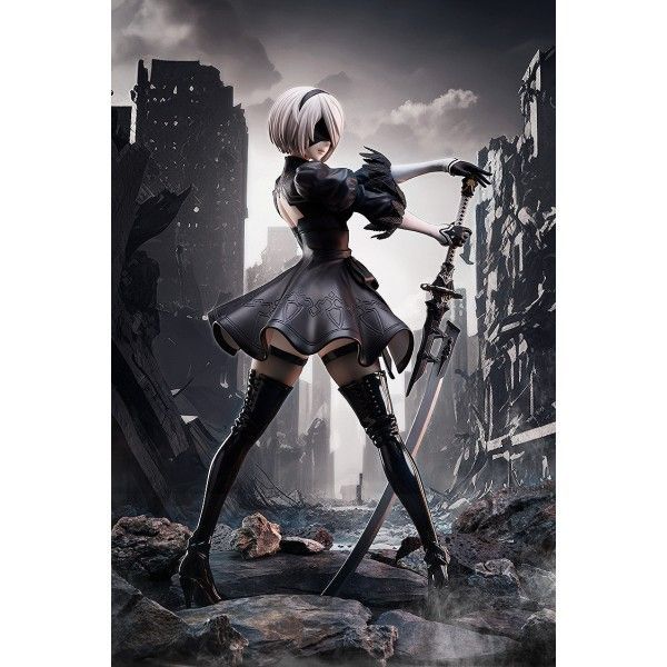 フリーイング NieR Automata Ver1.1a 2B ヨルハ二号B型 NieR:Automata Ver1.1a』ふわりと舞うスカートから覗く太ももが