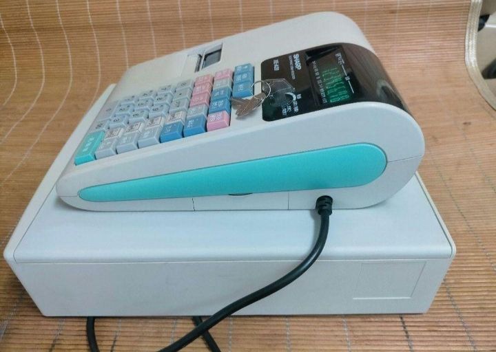 シャープレジスター　XE-A20　PC連携設定無料ロゴ可能機種　663333 シャープレジスター XE-A20 店名設定無料ロゴ可能機種 202002