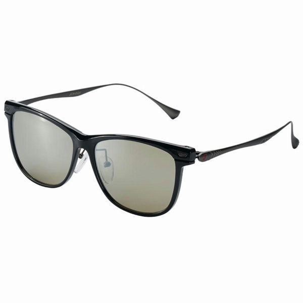 ジョニー グロスブラック ガンメタル F-2224 トゥルービュースポーツ シルバーミラー