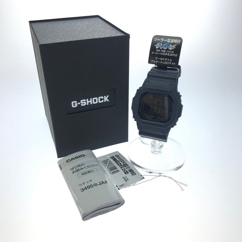 メンズ CASIO カシオ G-SHOCK DIGITAL 5600 SERIES GW-M5610U-1JF ジーショック デジタル 5600シリーズ タフソーラー 腕時計 196-250225-yk-19-TAG