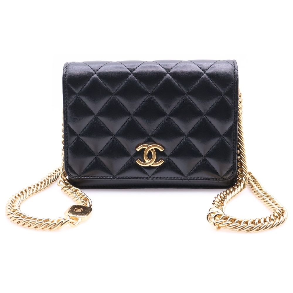 シャネル フルフラップ チェーンショルダー ココマーク ラムスキン 黒　4466 楽天市場】【バッグ】CHANEL シャネル マトラッセ ココマーク