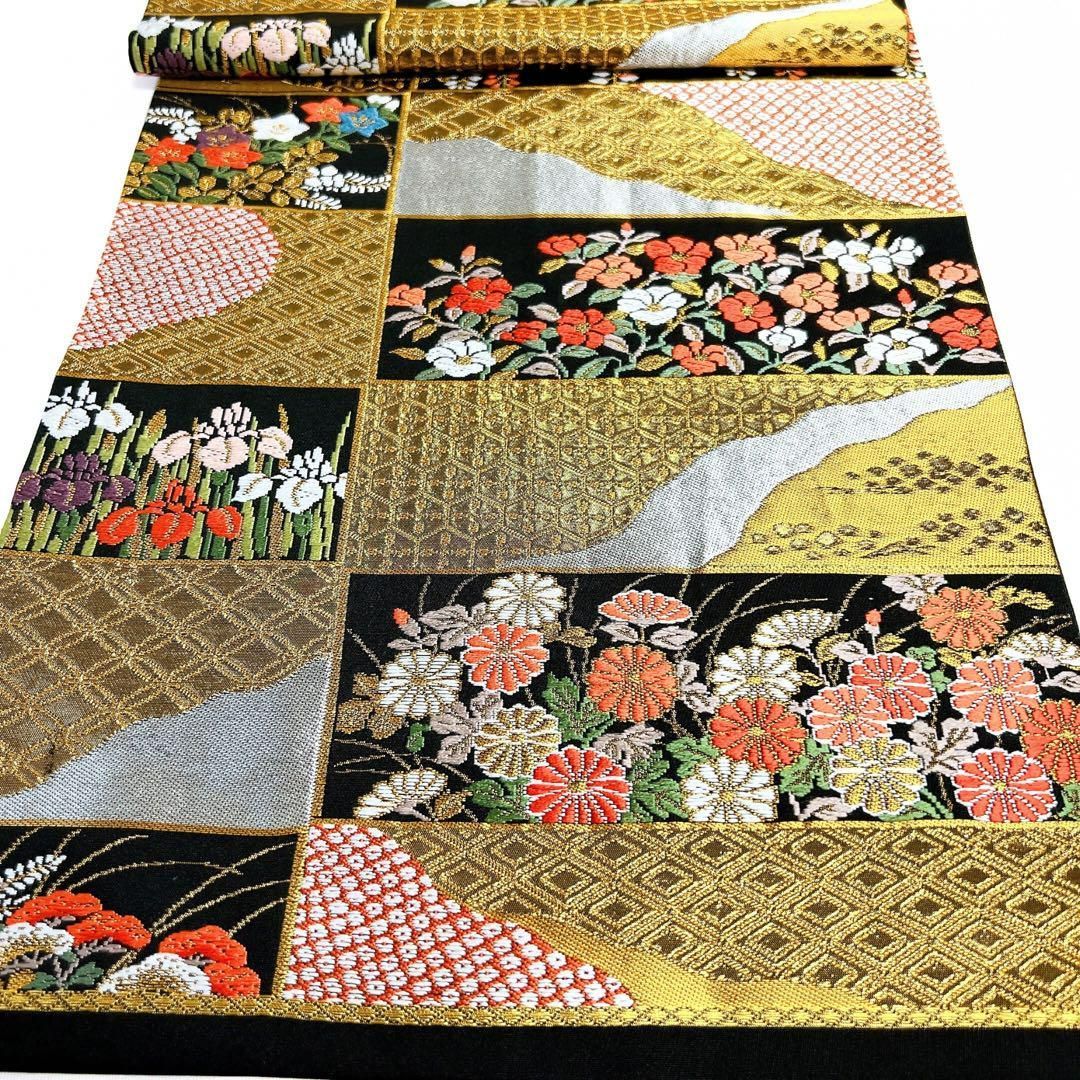 袋帯 花 裂取 フォーマル 着物 092w o - メルカリ