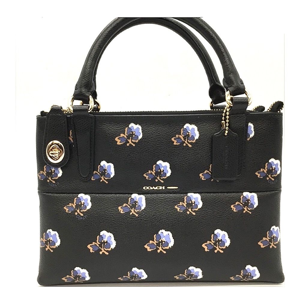 コーチCOACH2WAYショルダーバッグ収納が便利に仕分けされて便利大容量 