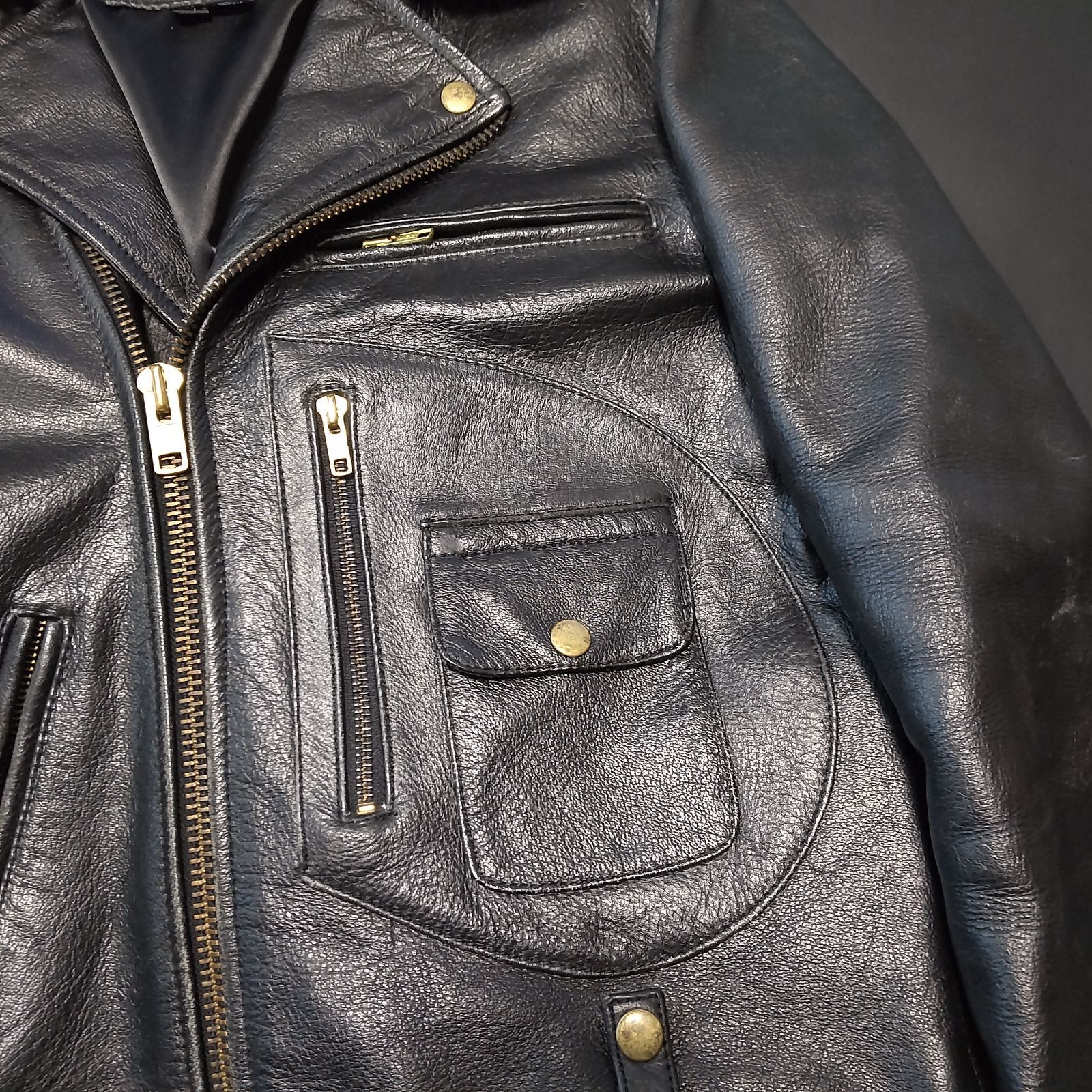 63Leathers】Original California HighwayPatorol Type Jacket