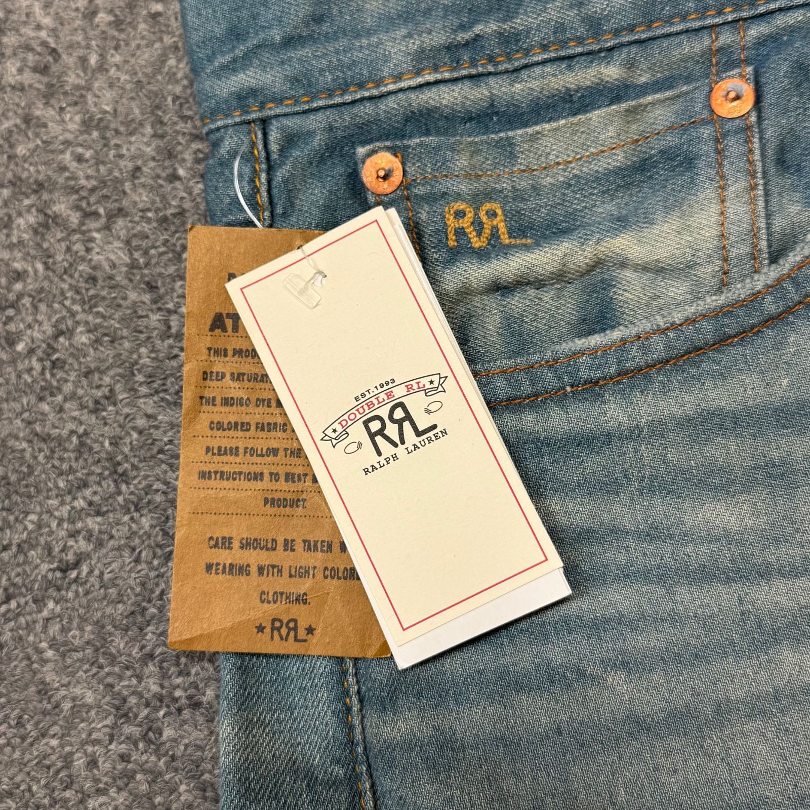 参考上代86900円 未使用品 RRL (Double RL) 5ポケット Plainfield 