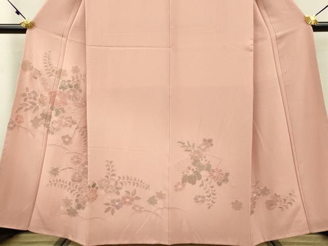 中国三大刺繍　スワトウ刺繍　総刺繍　訪問着　暈し染め　正絹　逸品　汕頭刺繍　付下 中国三大刺繍 スワトウ刺繍 総刺繍 訪問着 暈し染め 正絹 逸品 汕頭