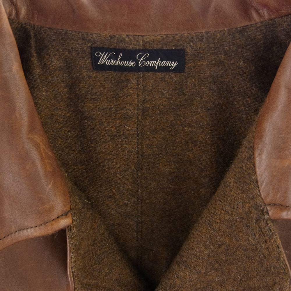 新作，得価 WAREHOUSE ウエアハウス カーコートレザージャケット