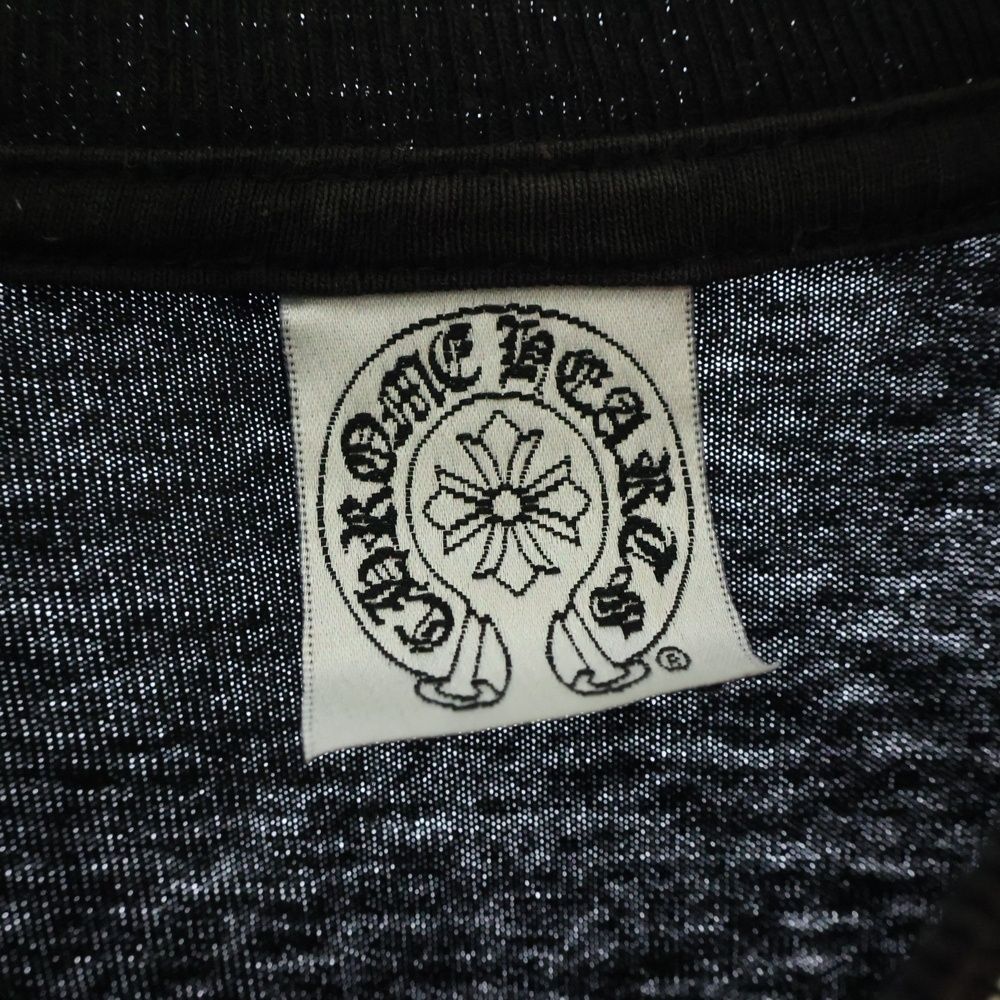 CHROME HEARTS フローラル　Vネック　半袖カットソー　半袖Tシャツ CHROME HEARTS フローラル Vネック 半袖カットソー 半袖Tシャツ