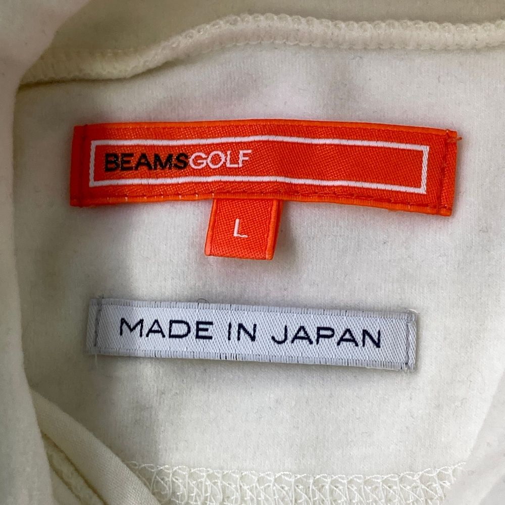 サイズ：L BEAMS GOLF ビームスゴルフ  タートルネック 長袖Tシャツ  ホワイト系 [240101417127] ゴルフウェア レディース ストスト サイズ：L BEAMS GOLF ビームスゴルフ 起毛 タートルネック 長袖
