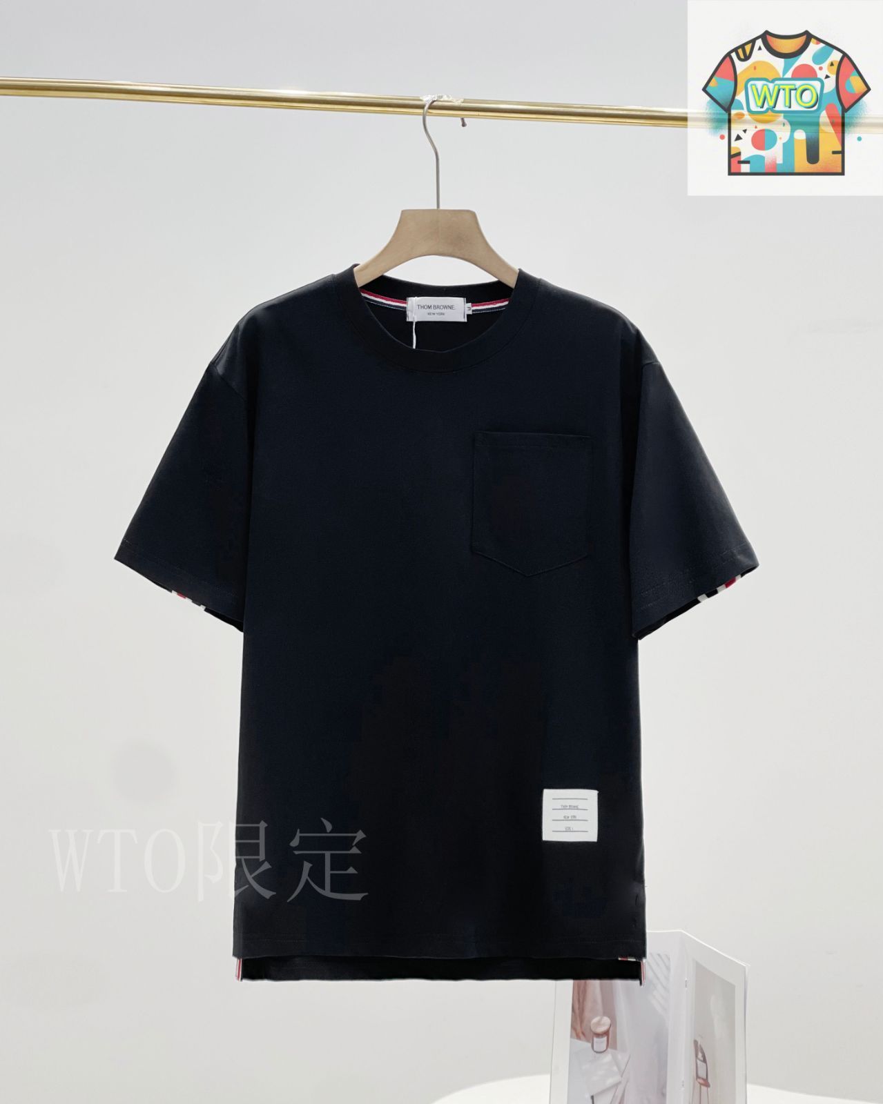 【話題】THOM BROWNE クラシック ピケ ストライプ Tシャツ Classic Pique Stripe Tee | Thom Browne