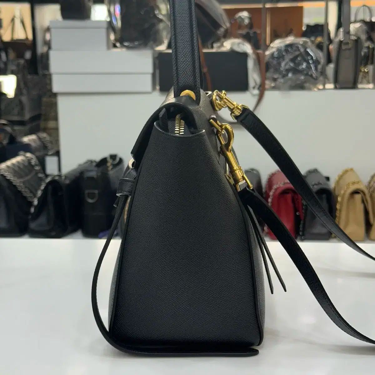 CELINE セリーヌ ベルトバッグ マイクロ ブラック Celine(セリーヌ