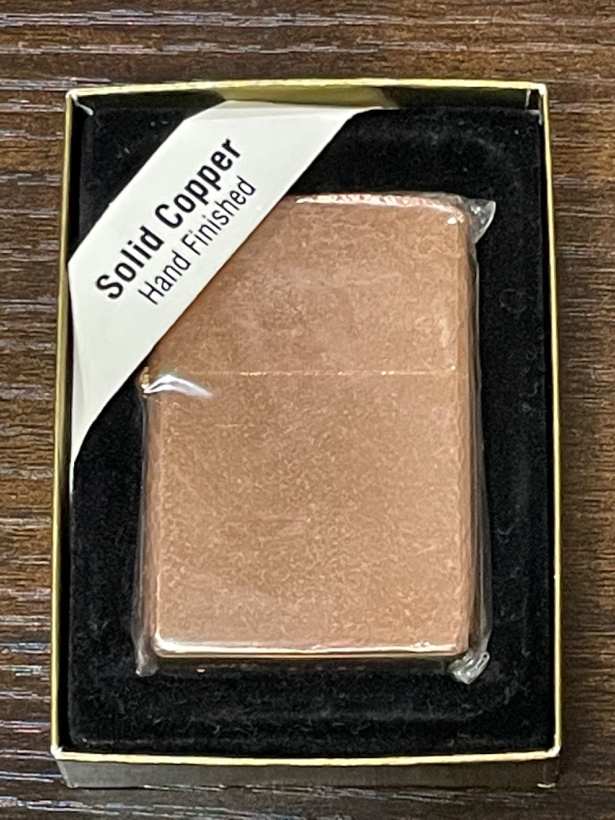 zippo Solid Copper Hand Finished 5面特殊刻印 ソリッド コッパー 