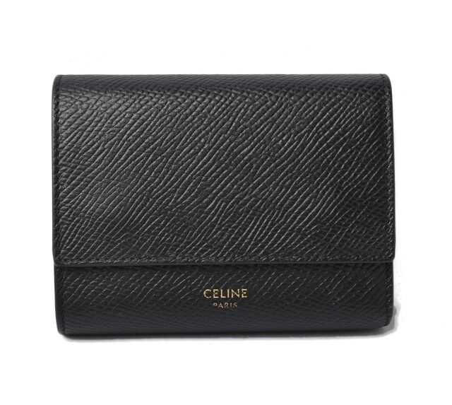 正規品 CELINE ブラック 三つ折り財布 楽天市場】セリーヌ 財布/ミニ財布 CELINE レディース 三つ折り財布