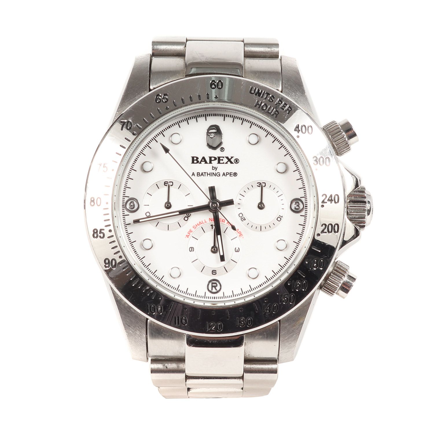 A BATHING APE ア ベイシング エイプ BAPEX デイトナタイプ