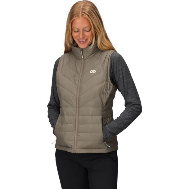 送料無料 アウトドアリサーチ レディース ベスト トップス Transcendent Down Vest - Women s Sable