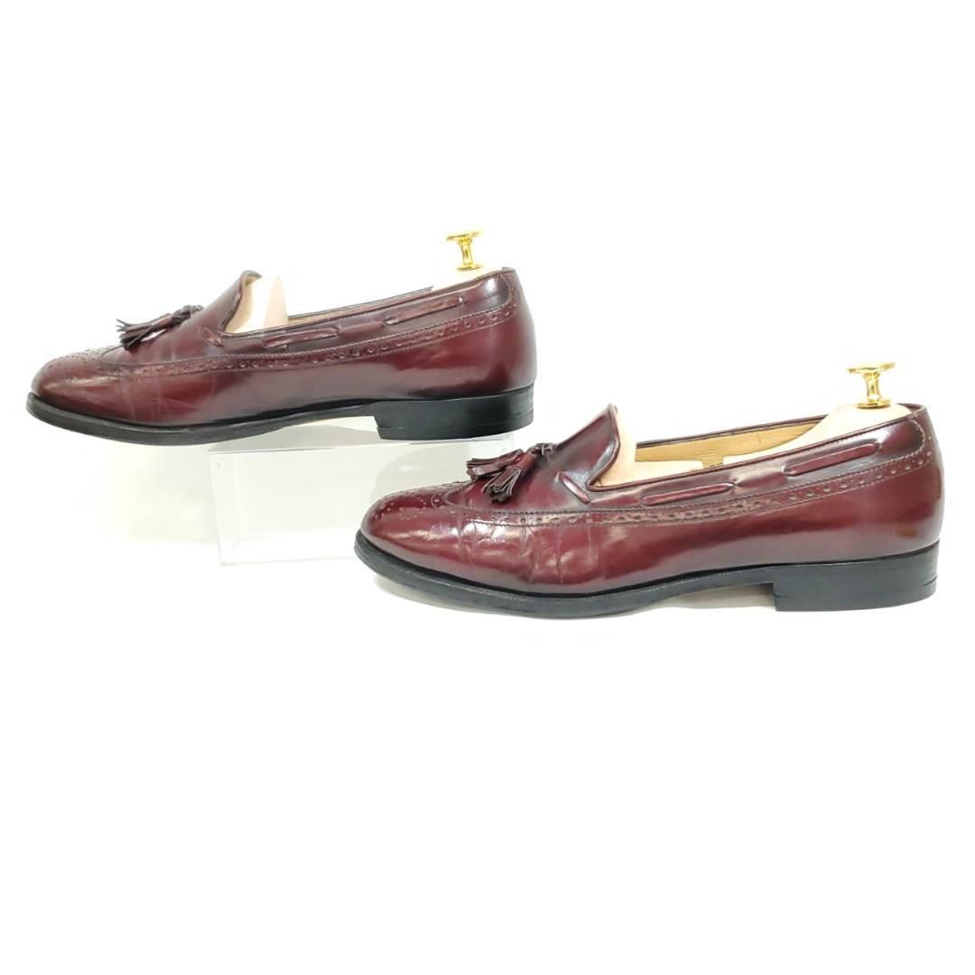 サルヴァトーレフェラガモ　タッセルローファー　ウィングチップ　メダリオン　US8 サルヴァトーレフェラガモ タッセルローファー ウィングチップ