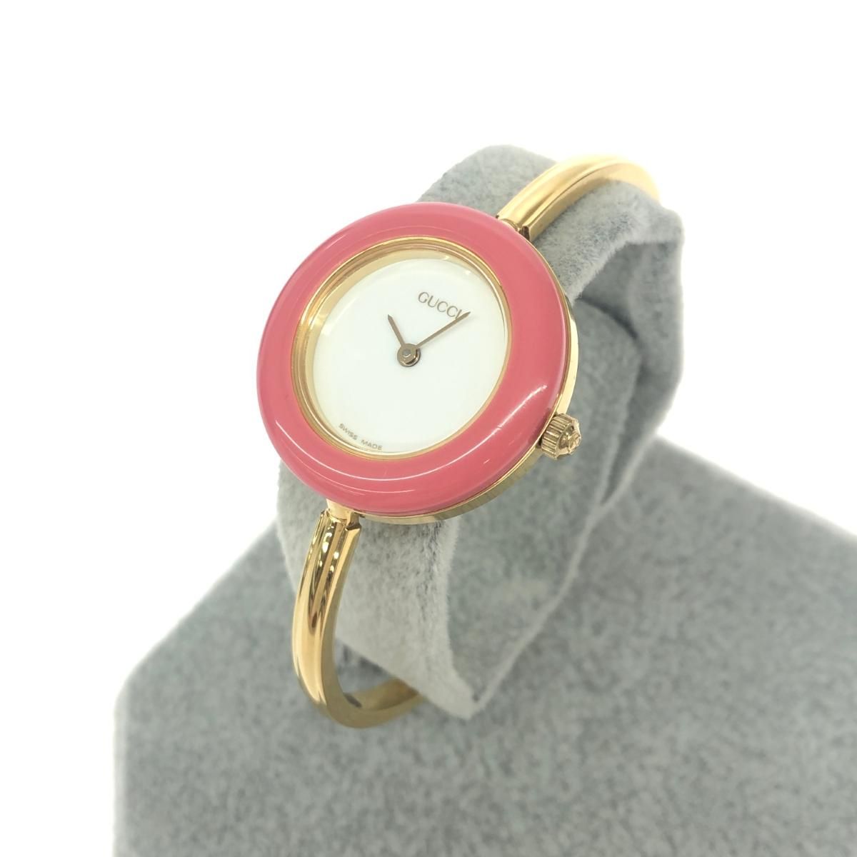 GUCCI グッチ 腕時計 チェンジベゼル/ 11/12.2 /Sサイズ ゴールド