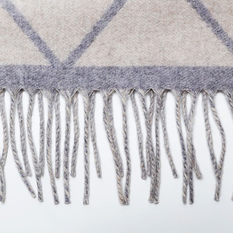 PRADA プラダ マフラー カシミア100% ロゴ リバーシブル - メルカリ 