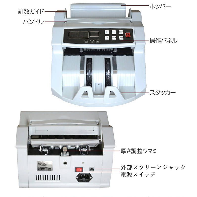 日本語操作パネル 日本語表記