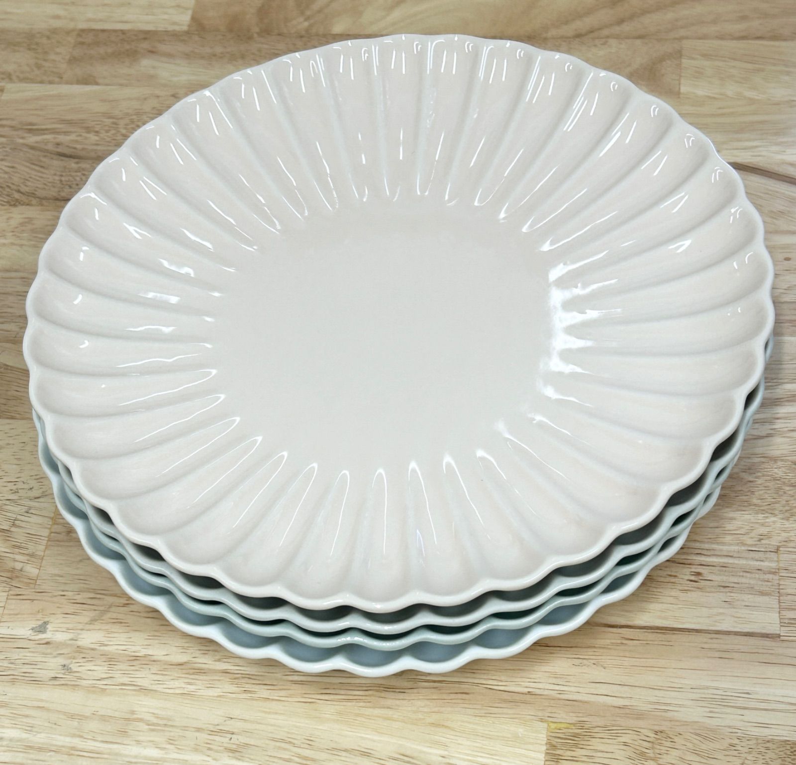 お値下げしました！ 大皿セット ◾️閉店セール！◾️Over＆Back カラフルプレート φ26㎝ 4枚セット