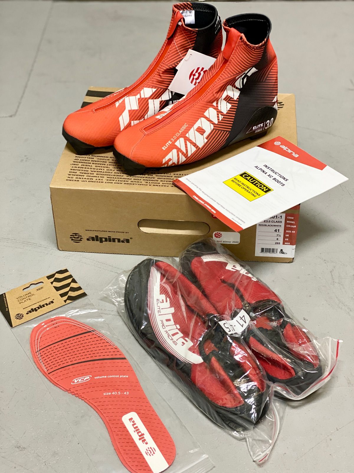 アルピナ ALPINA クロスカントリースキー ブーツ NNN RACING