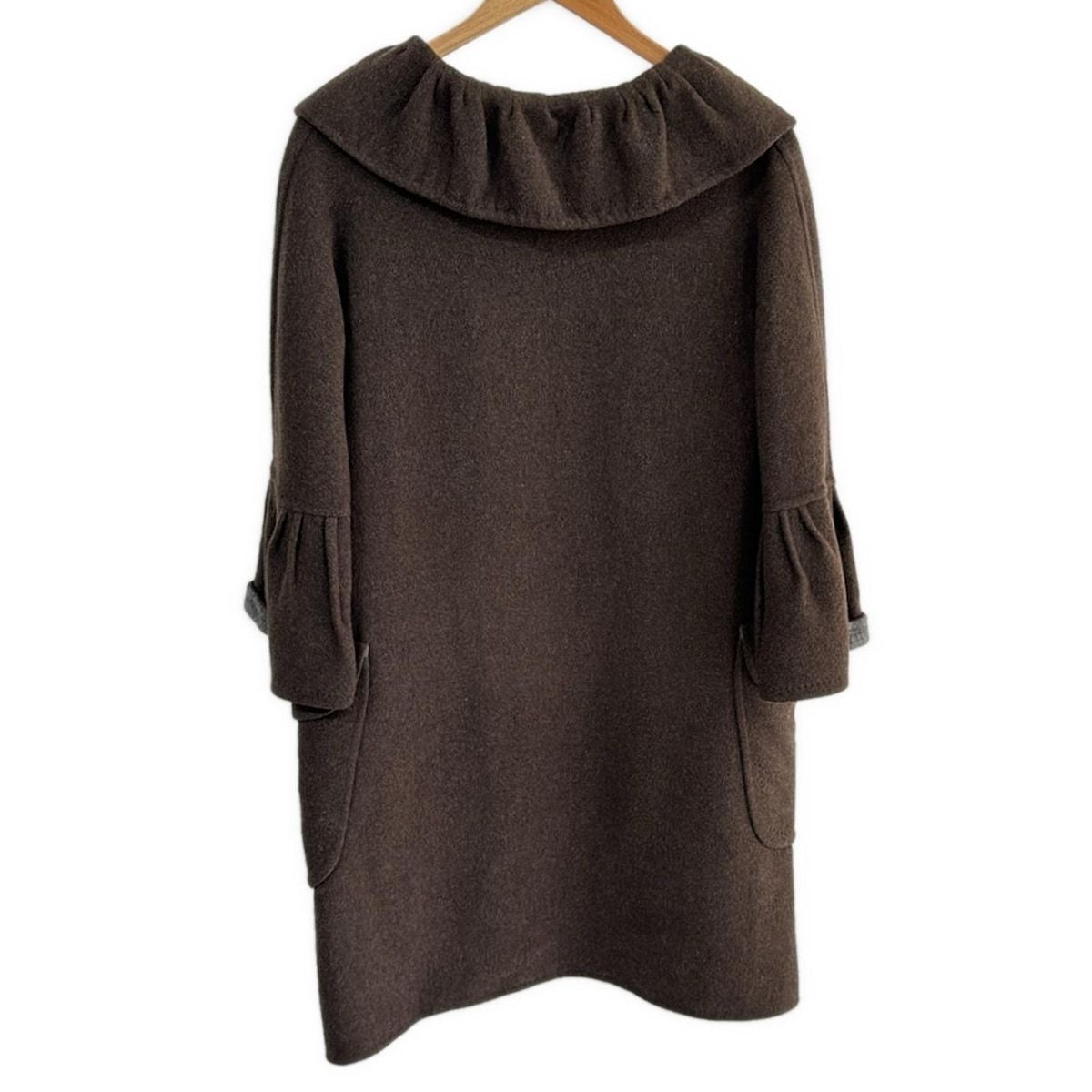 MAURIZIO PECORARO マウリツィオペコラーロ コート サイズUSA6 M レディース - ダークブラウン 長袖|冬