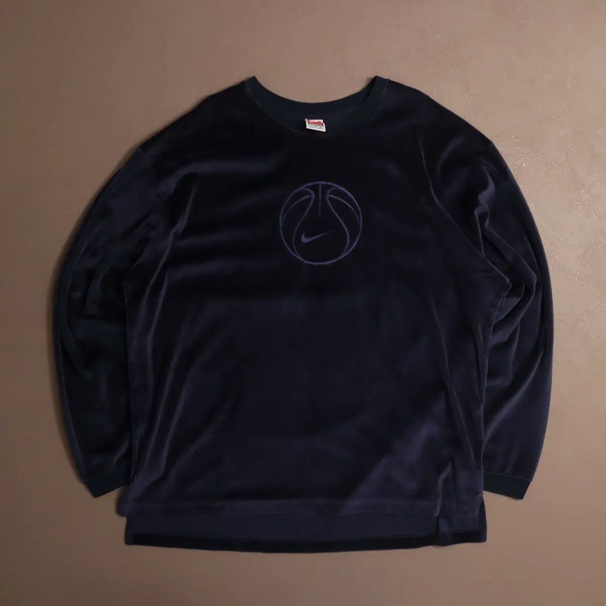 90 s Nike ナイキ ロゴ ベロア 長袖 ロングスリーブ A1088