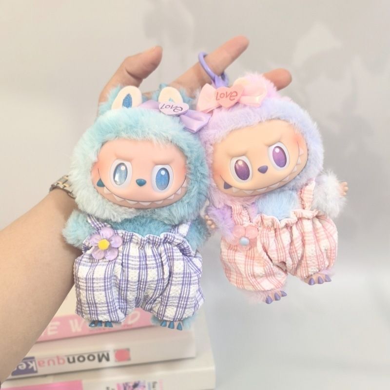 LABUBU ラブブ 着ぐるみ服 ぬい服 着せ替え服 2着セット LABUBU ラブブ 2点セット ぬいぐるみ用服 洋服 ぬい服