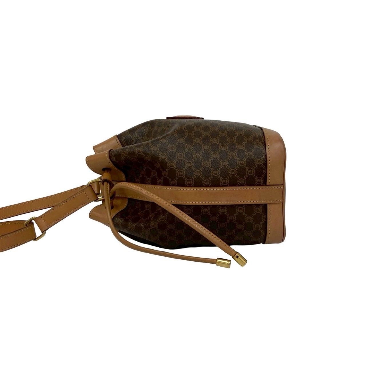 極 美品 CELINE セリーヌ マカダム ブラゾン 柄 トリオンフ ロゴ