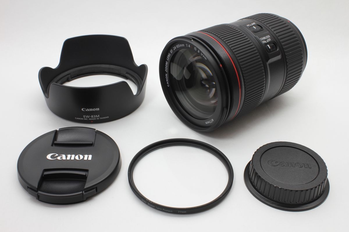 動作 キャノン Canon ZOOM LENS EF 24-105mm F4 L IS Ⅱ USM 動作 済