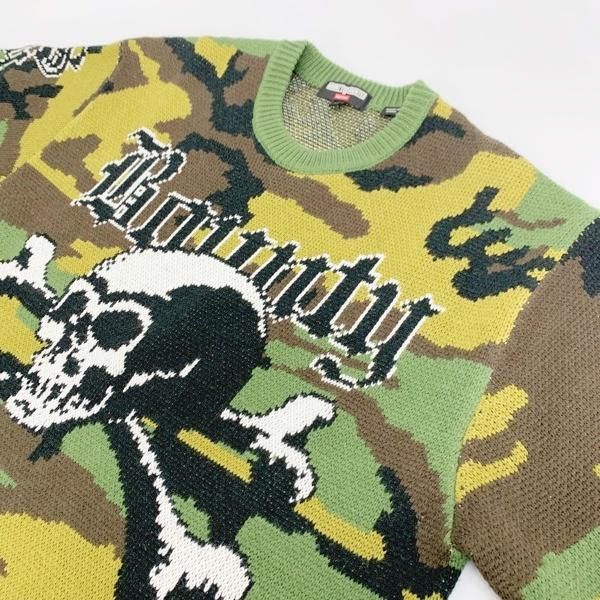 Supreme Bounty Hunter ニット セーター 23AW カモフラ 迷彩