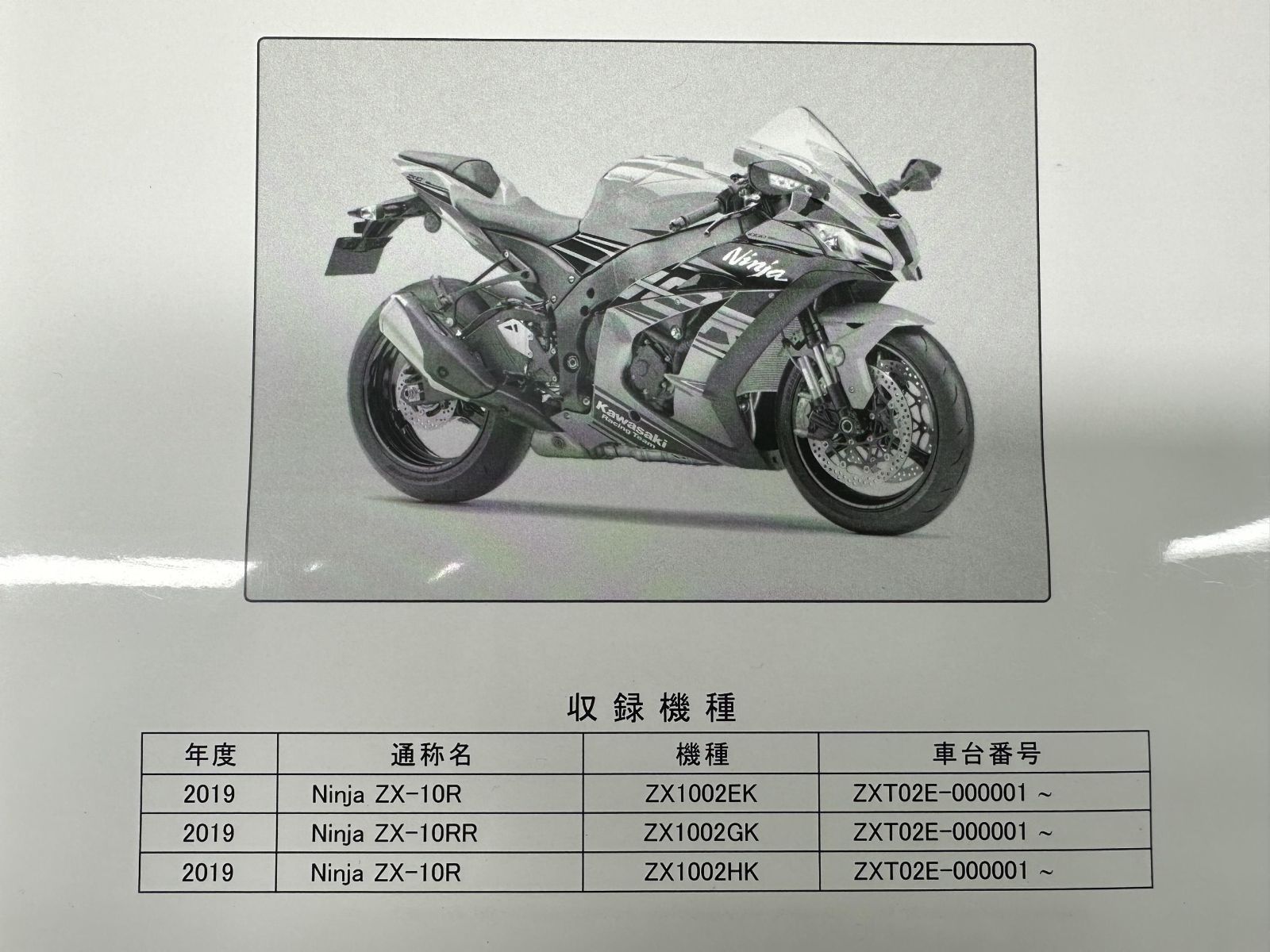 売り切れ NinjaZX-10R ZX-10RR サービスマニュアル カワサキ 正規 新品 バイク