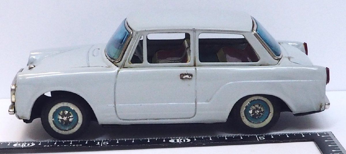 萬代屋【トヨタ パブリカ水色】ブリキ ミニチュア自動車tin toy car箱無 萬代屋【トヨタ パブリカ TOYOTA PUBLICA 水色ライトブルー