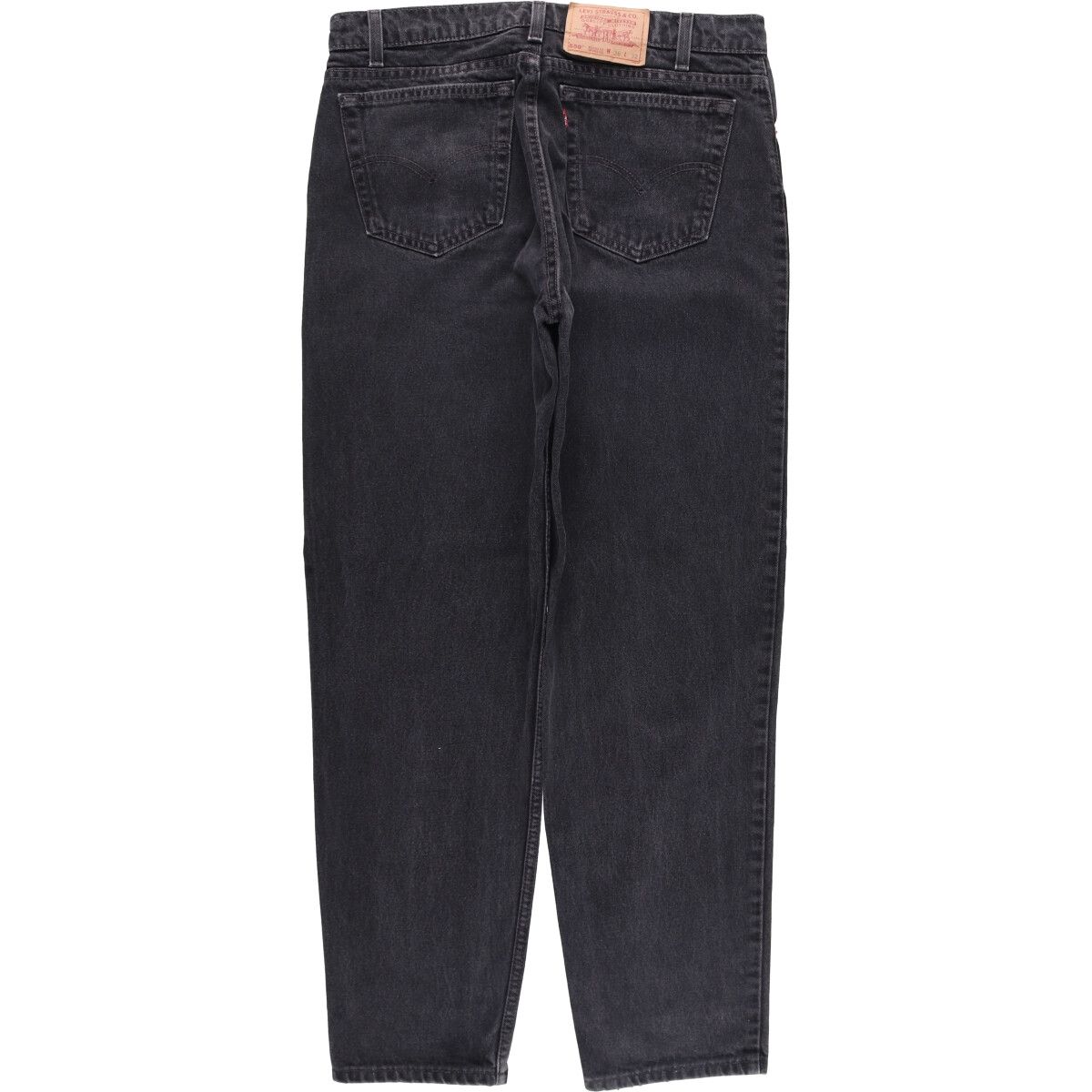 古着 90年代 リーバイス Levi s 00550-0260 RELAXED FIT TAPERED LEG ブラックデニム テーパードデニムパンツ evb031723