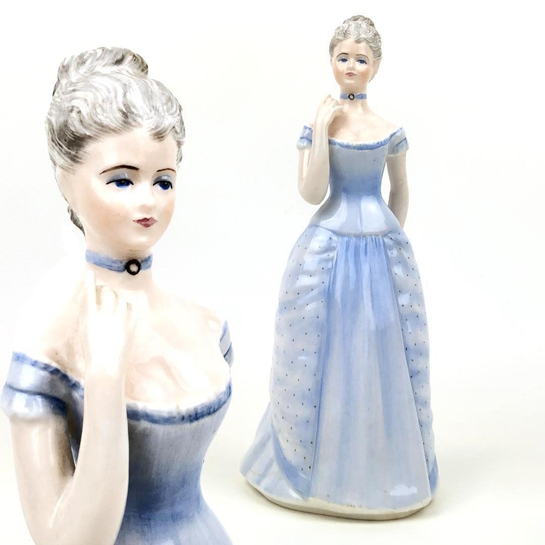 coalport コールポート／陶器製人形 イギリス製 女性 人形／ボーン 