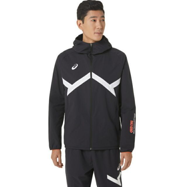 asics アシックス A-I-M STRETCH CLOTH HOODY パフォーマンスブラック 2XL 2031D990 1 | スポーツ メンズ 2XL ブラック 黒 服 衣類 衣料品ウェア ウエア アウター ストレッチクロスフーディージャケット ジ