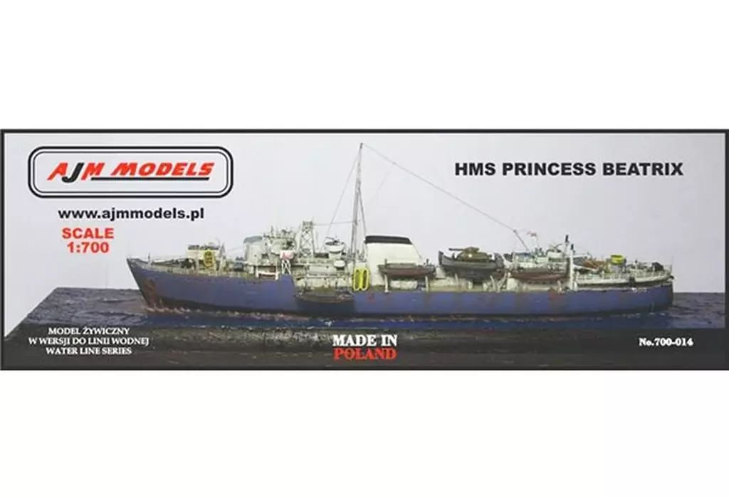 プラモデル 1 700 英 高速輸送艦 HMSプリンセスビアトリクスWW2 レジンキャストキット PJ70014