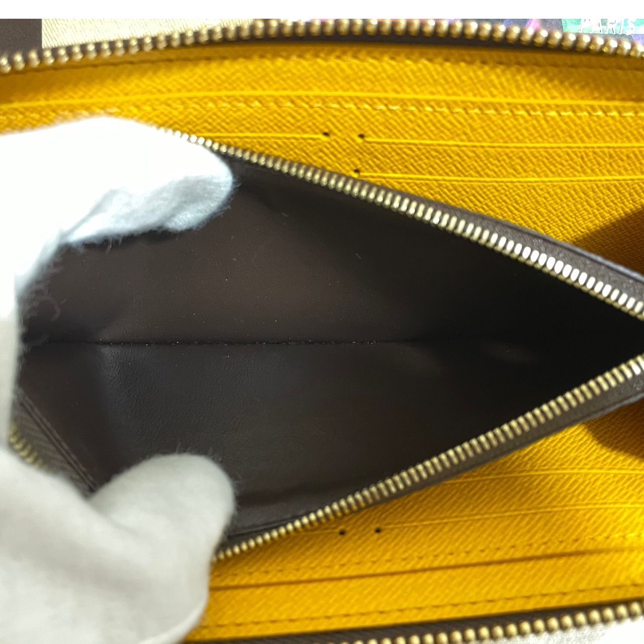 ほぼ新品】ルイヴィトン モノグラム ポルトフォイユ クレマンス ミモザ