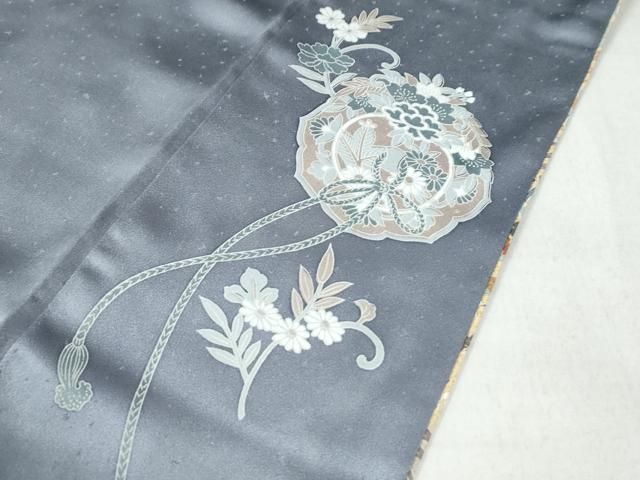 訪問着　友禅刺繍尾長鳥花籠文暈し染め逸品 訪問着 友禅刺繍尾長鳥花籠文暈し染め逸品 - メルカリ