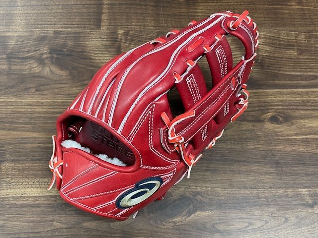 野球一般　硬式用グラブ　外野手用　アシックス　ゴールドステージ