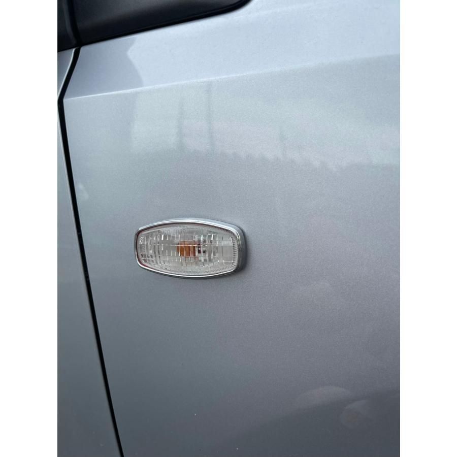 デザイン専用設計♪ メッキ サイドマーカー ウインカー リング