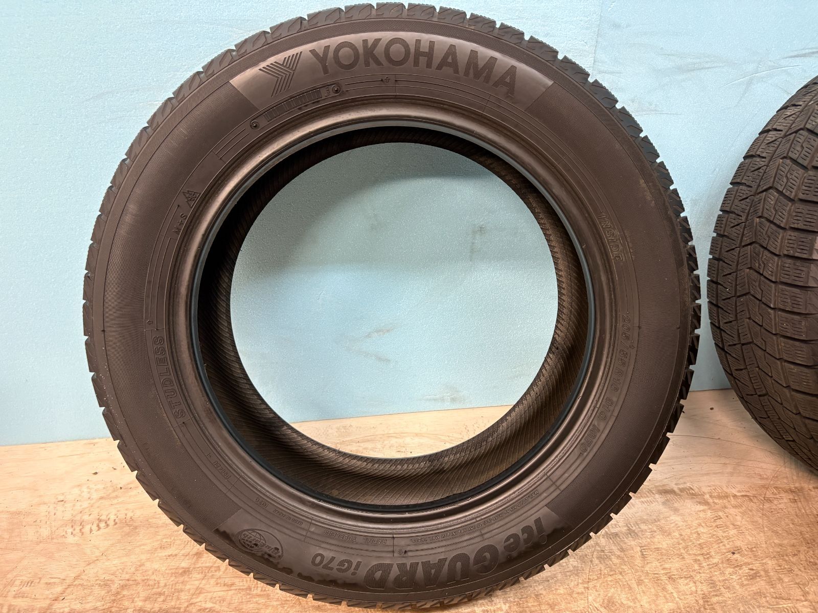 205|55|R16 iG70 スタッドレス YOKOHAMA iceGUARD iG70 16インチ ４本セット R16No4