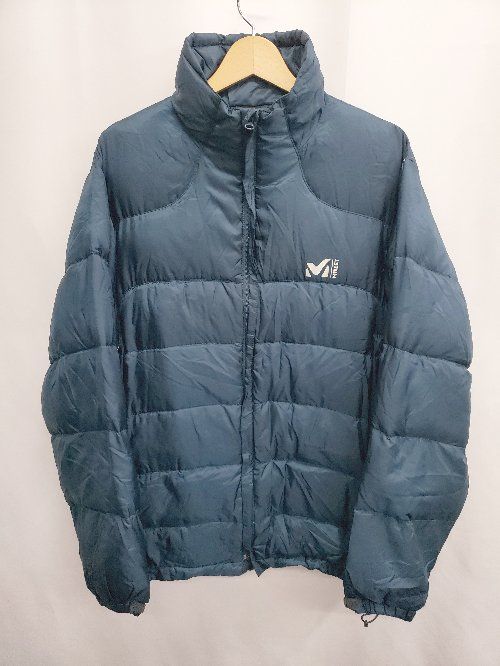 MILLET ネイビーダウンジャケット L ミレー ◇ ⊆ MILLET ミレー アウトドア 長袖 ダウン ジャケット サイズ