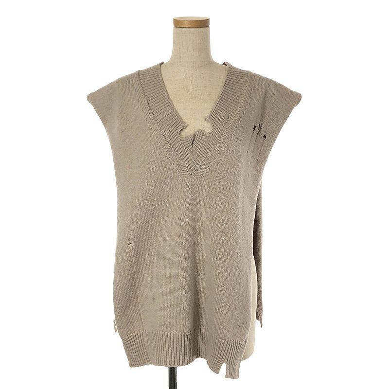 希少！！MM⑥ マルタンマルジェラ本人期　2way Vネックロングニット 希少！！MM⑥ マルタンマルジェラ本人期 2way Vネックロングニット