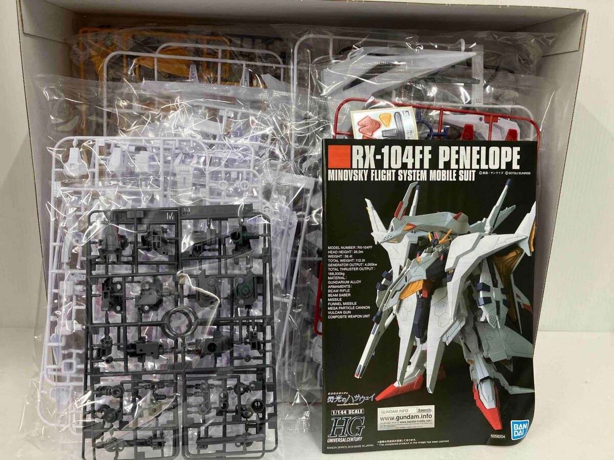 中古 プラモデル 機動戦士ガンダム閃光のハサウェイ UCRX-104FFペーネロペー HG 1/144 2019年製 5058204 【714】 プラモデル バンダイ 1/144 RX-104FF ペｰネロペｰ HGUC ｢機動戦士