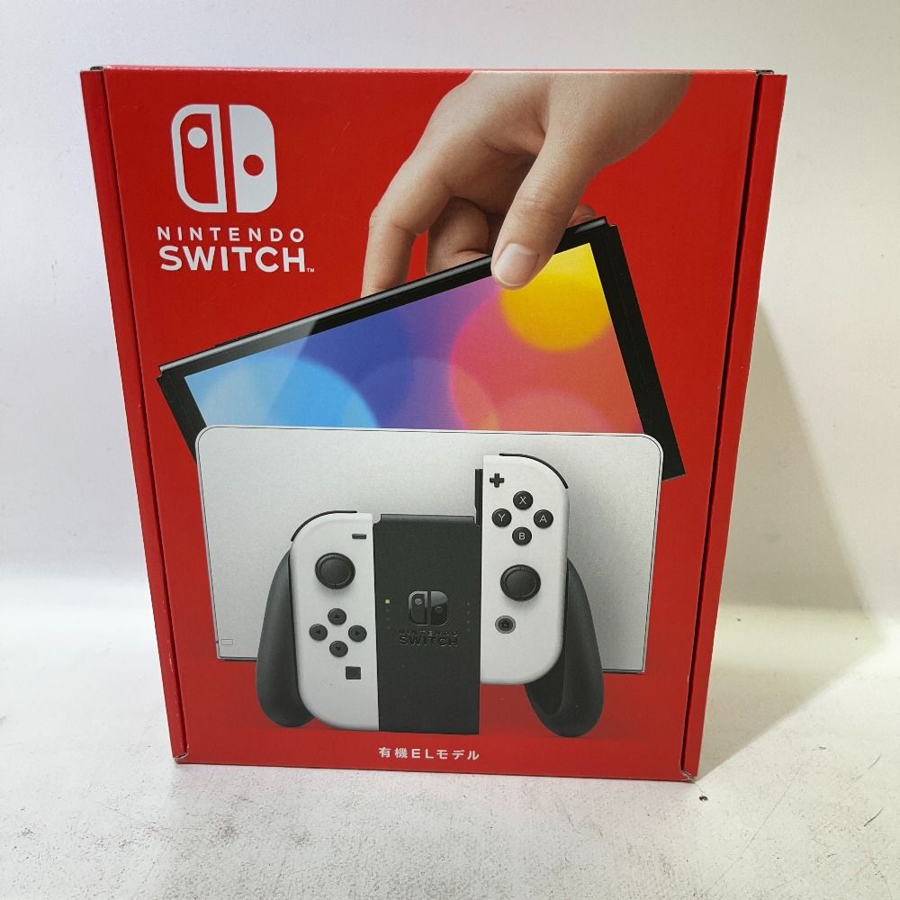Nintendo Switch - 【中古】Nintendo Switch 有機ELモデル ホワイト 店舗印あり Nintendo Switch 任天堂 有機ELモデル ニンテンドースイッチ