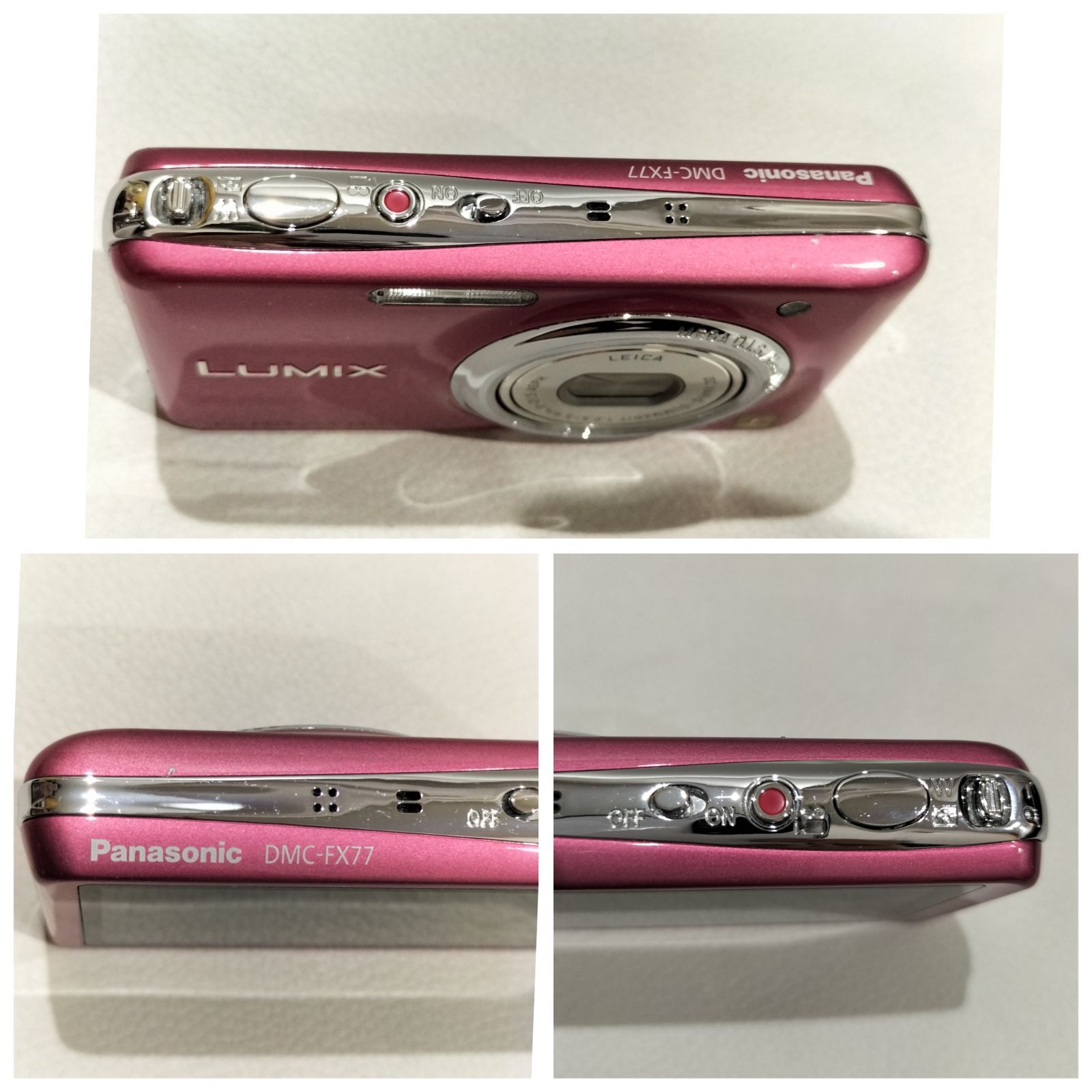 Panasonic LUMIX FX77 ピンク パナソニック デジタルカメラ