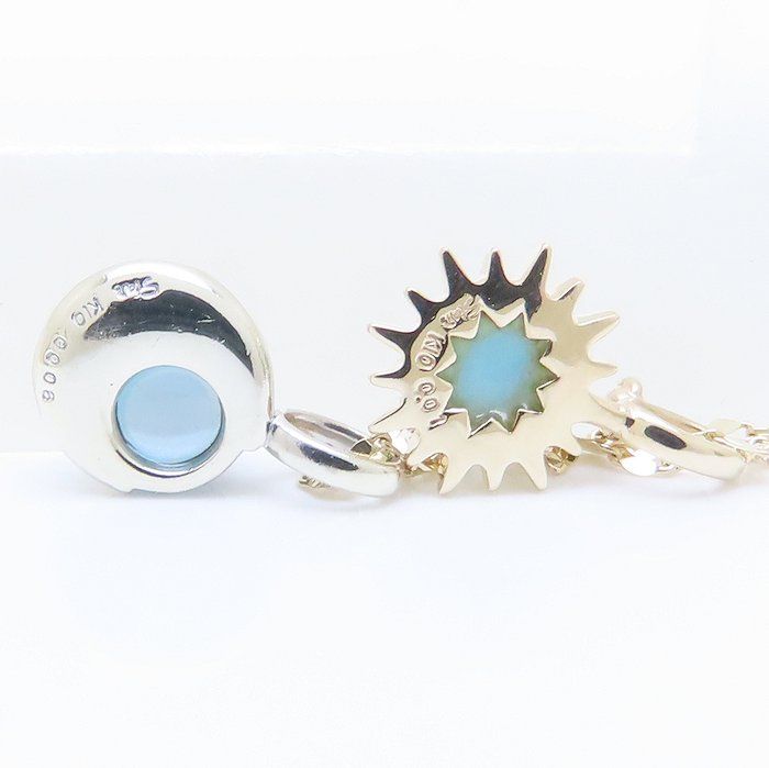 STAR JEWELRY スタージュエリー ラリマー ブルートパーズ ネックレス スタージュエリー ラリマー ネックレスチャーム ペンダント