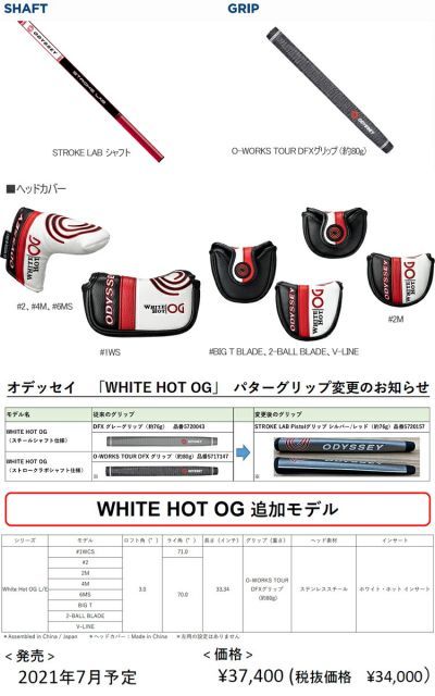 種類2：#1W CS/34インチ 2021年モデル日本正規品20％OFF！オデッセイ